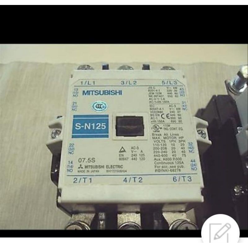 Mitsubishi Contactor SN 125 (220V)