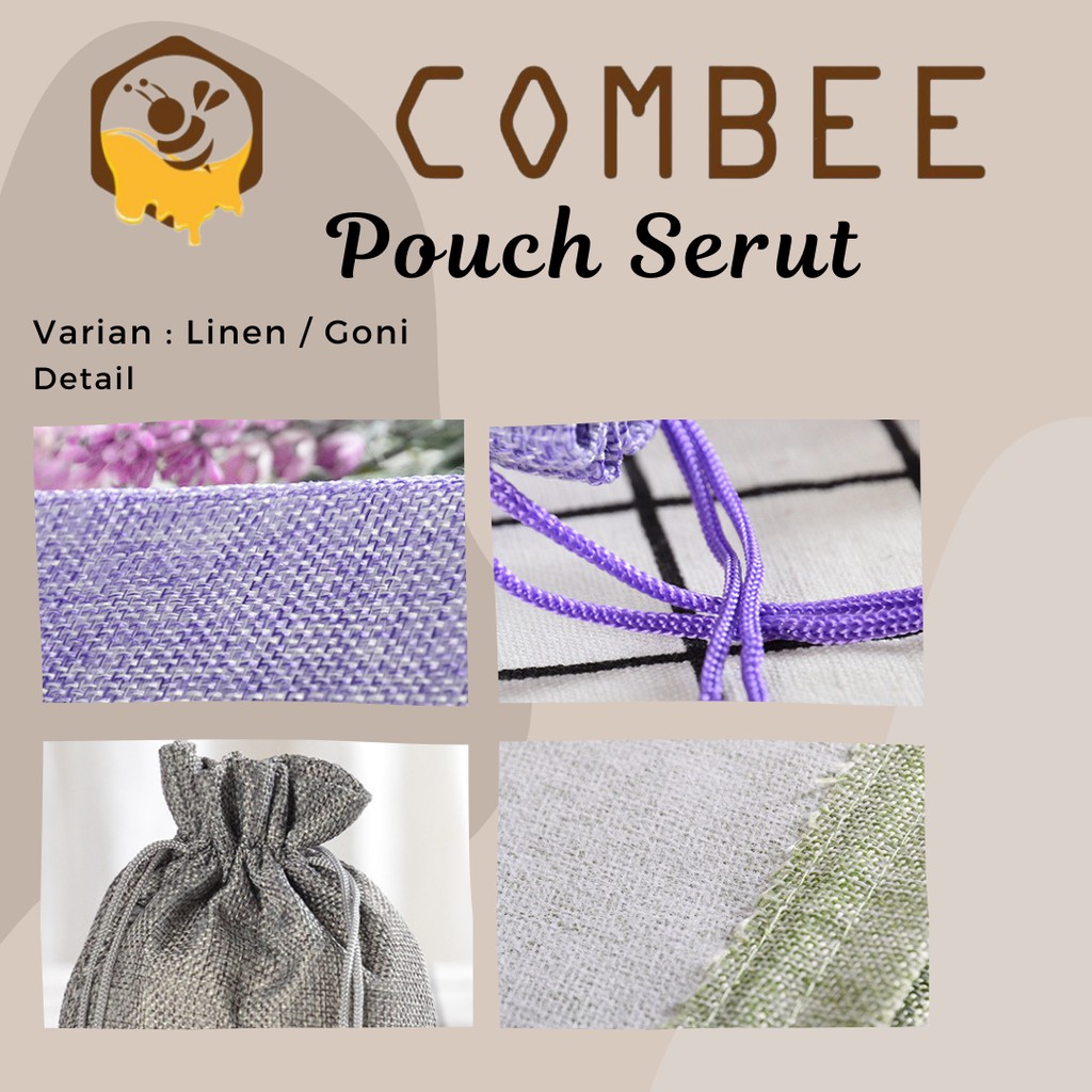 Pouch Serut Goni / Serbaguna / Souvenir / Warna-warni