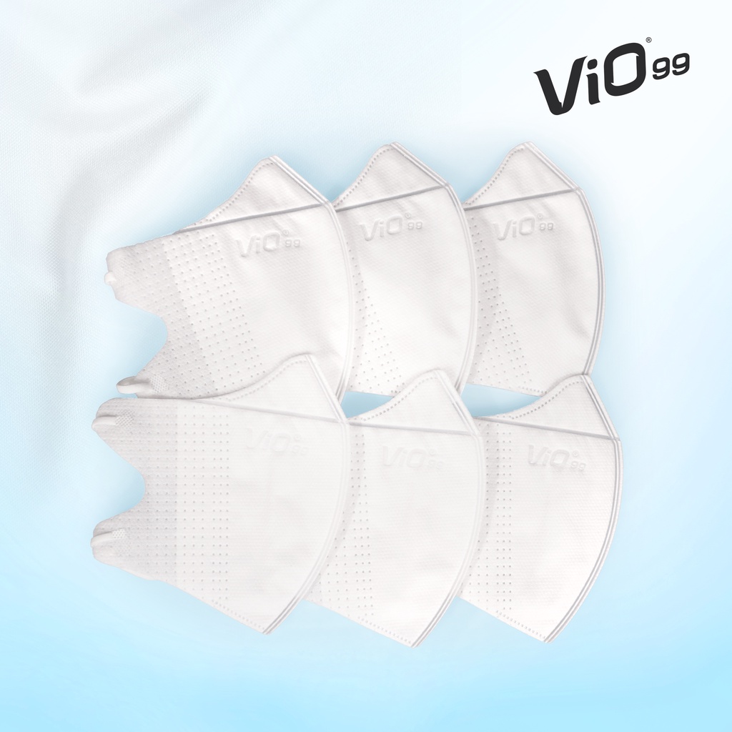 Vio - Duckbill 30'S Mask 4 ply - masker duckbill 4 ply perbox isi 30