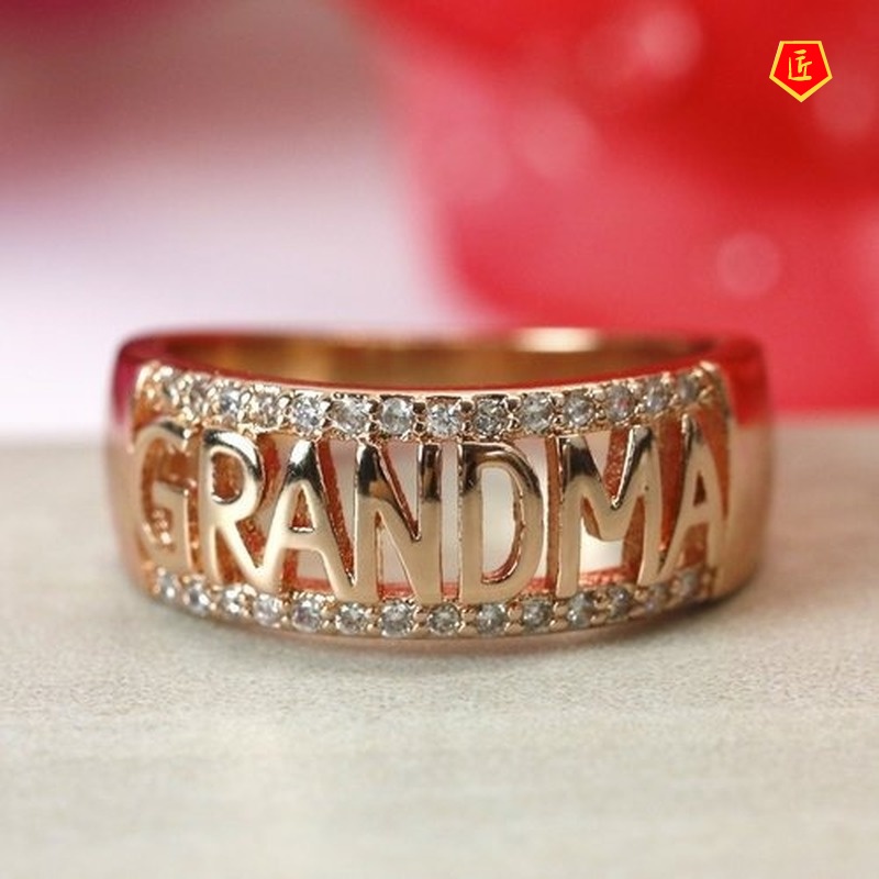 [Ready Stock]Women's Diamond 18K Rose Gold Ring