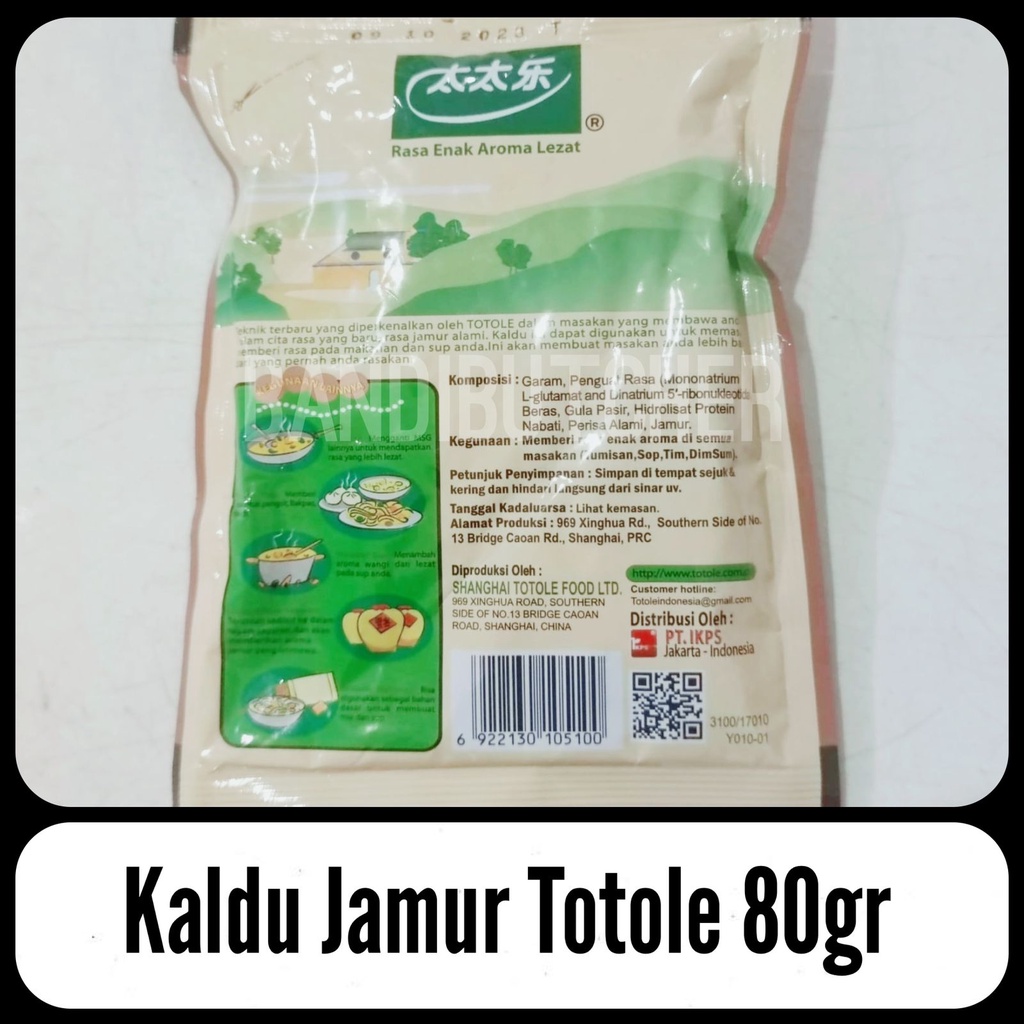 Totole Kaldu Jamur - Kaldu Jamur Totole 80 gr