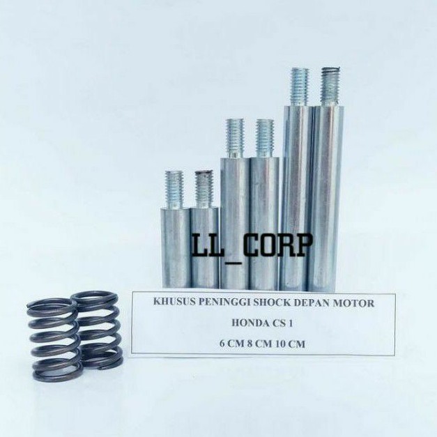 Terlaris Tambahan Peninggi Shock Depan Motor Honda Cs1 Plus Per Reborn Shock K