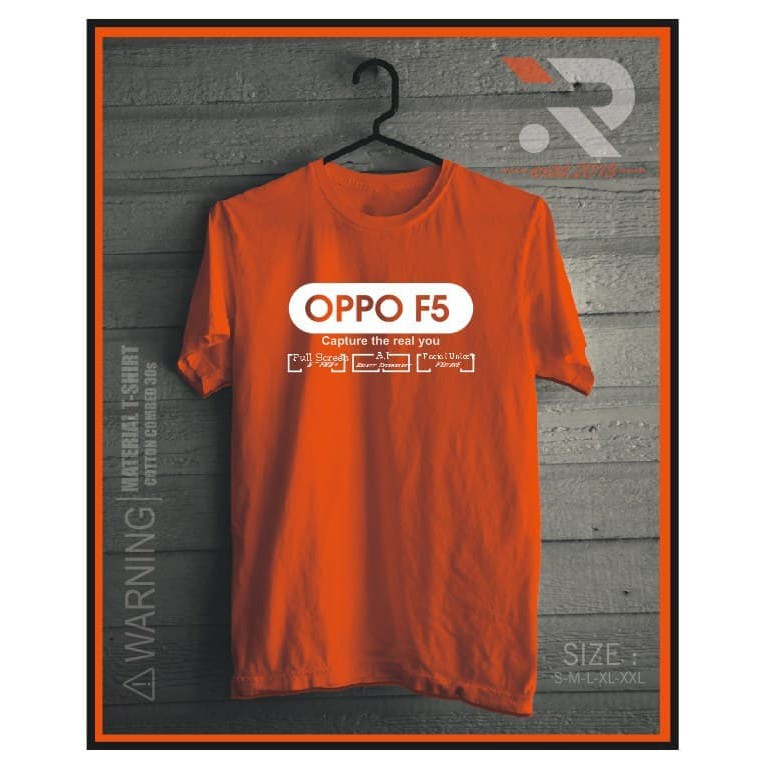 Kaos Gadget Oppo F5 Smartphone Simple DISTRO -aq