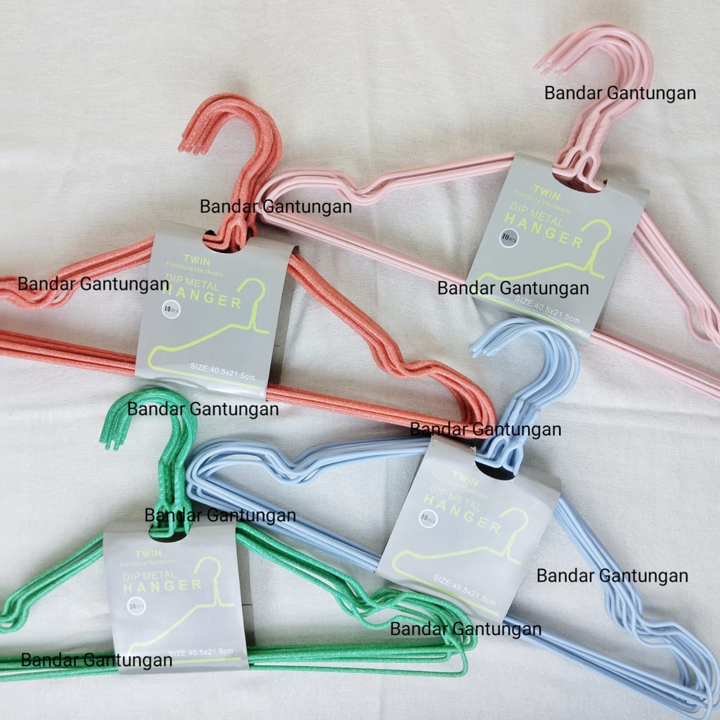 Hanger Kawat Coating Premium/Gantungan Kawat Gantungan Anti Karat Warna Warni/PAK C