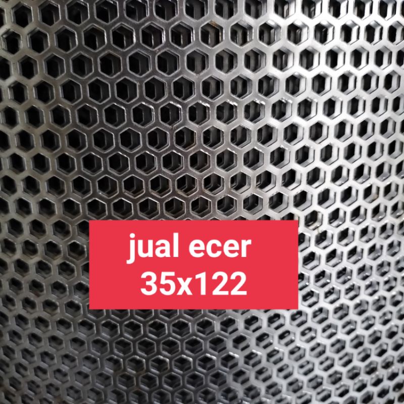 RAM/GREL TUTUP SPEAKER LUBANG SEGI 6 UKURAN