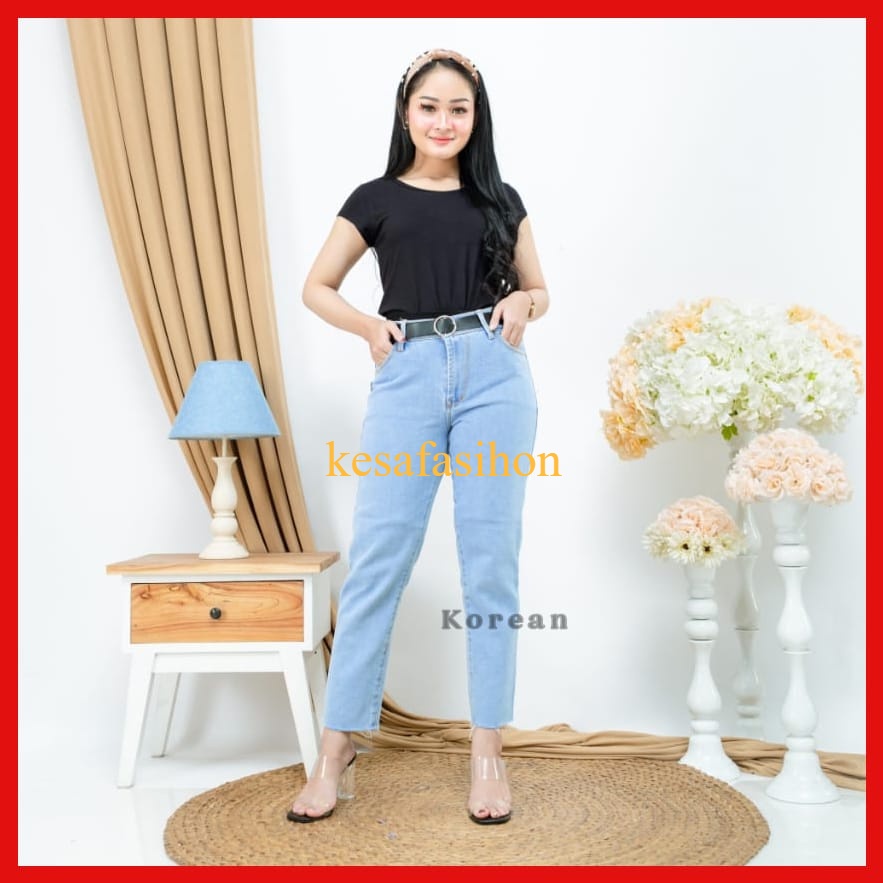 New-CELANA BOYFRIEND SUWIR JEANS WANITA/ CELANA WANITA KOREAN YANG PALING HITS!!