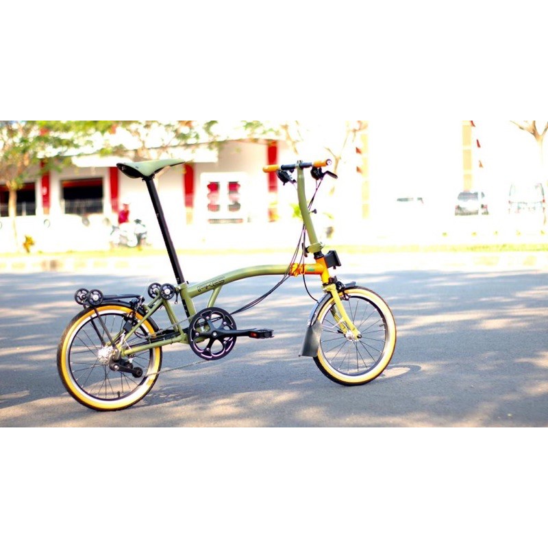 promo imlek 16” seli element pikes gen 2 nature 6Sp sturmey stcher chromoly frame