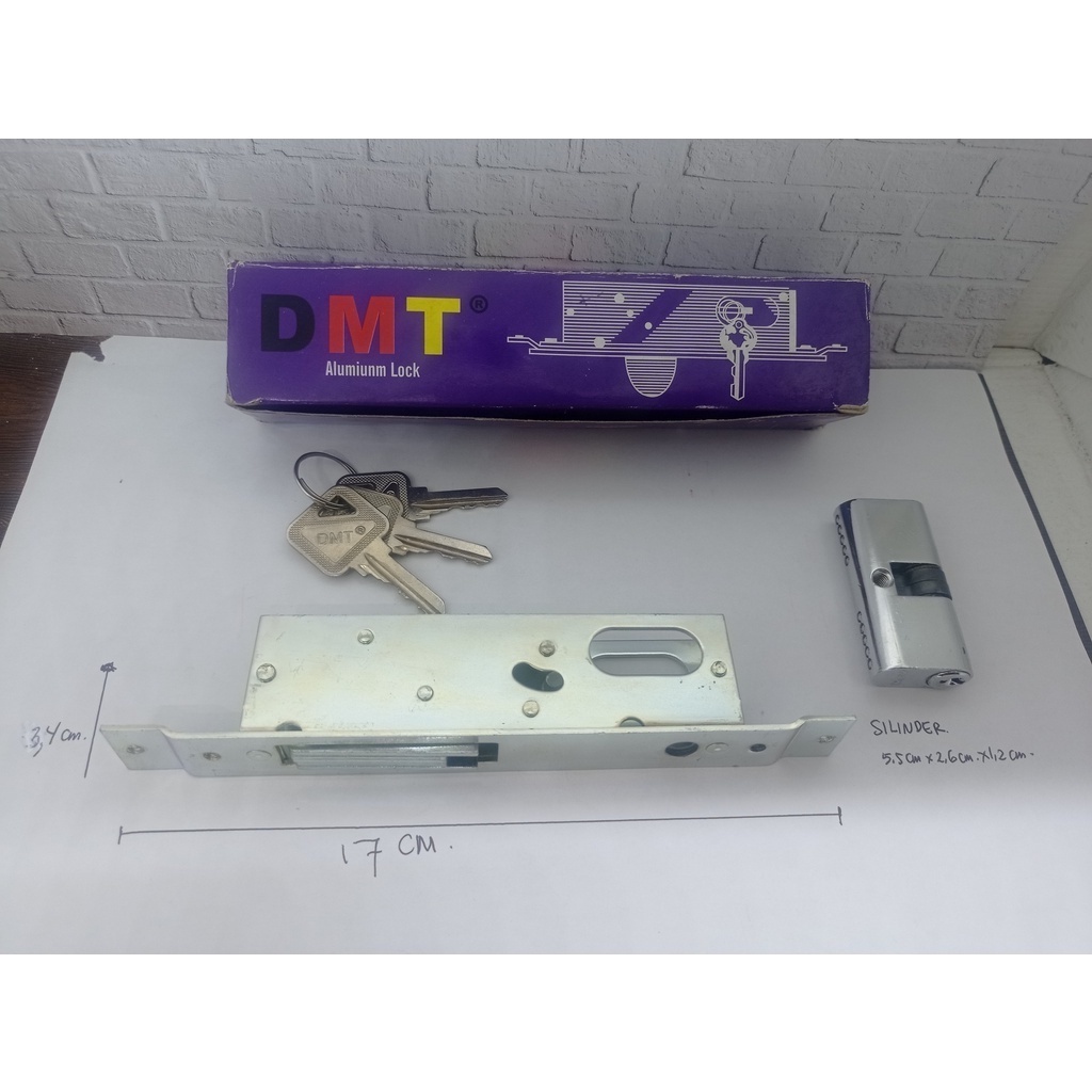 Kunci Pintu Alumunium/Alumunium Lock DMT 5123