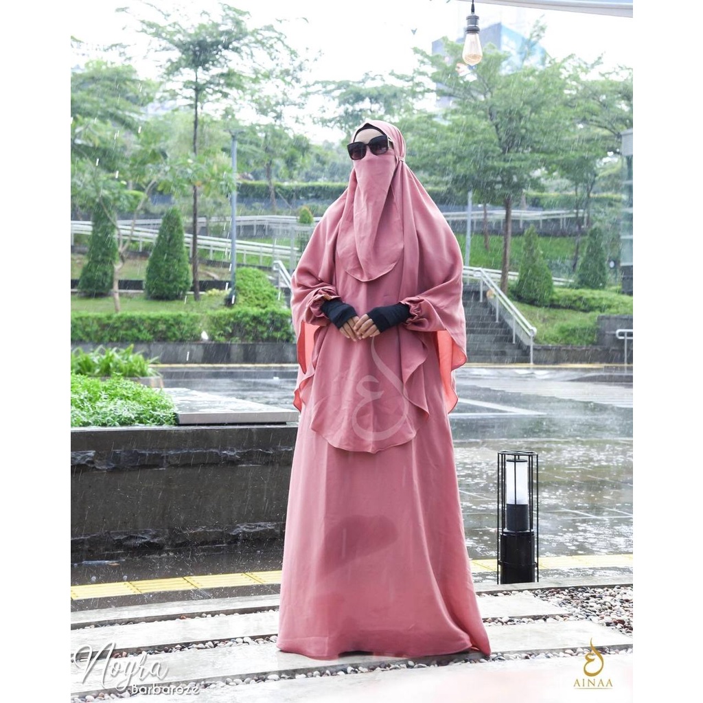 NOYRA GAMIS BY AINAA - ABAYA HIJAB SYARI POLOS