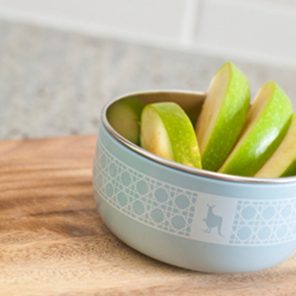 Peaches Cream - Kangovou Snack Cereal Bowl Mangkok Makan Stainless