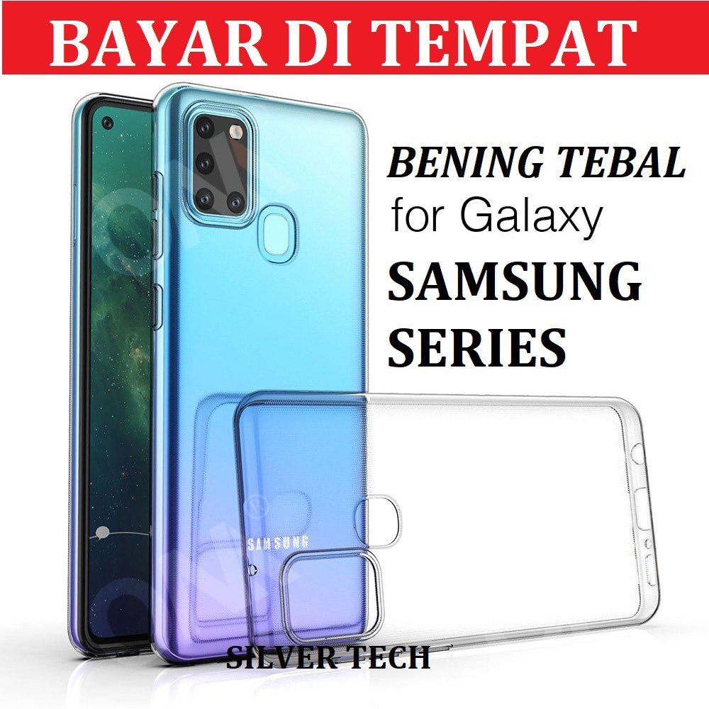 Softcase Bening dan Tebal tidak Licin SAMSUNG A10 / A20 / A20S / A21S / A30 / A31 /  A01 / A11 / M31