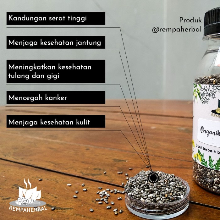 

10cscss Chiaseed Organik 100Gr Halal Murah Original Dscscv