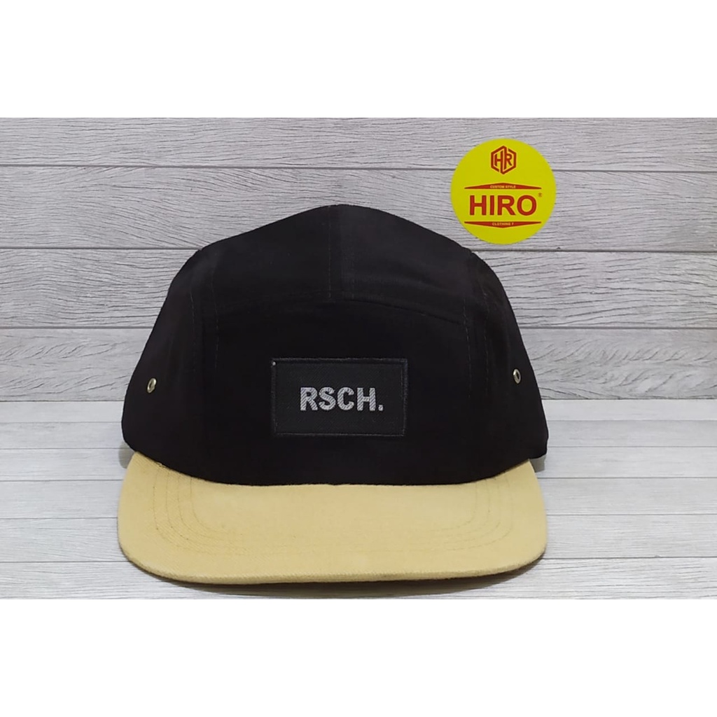 [COD]Topi Distro Pria/Topi Snapback Rsh Kombinasi Lima panel New Model/Topi Keren
