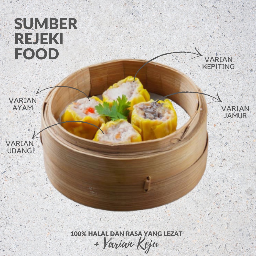 

DIMSUM ISI 25 PCS DIMSUM MIX BEST DIMSUM FROZEN - SUMBERREJEKIFOOD