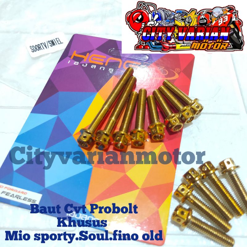 Baut Probolt Flower Cvt Mio Sporty Mio Soul old Fino old Buat CVT Mio