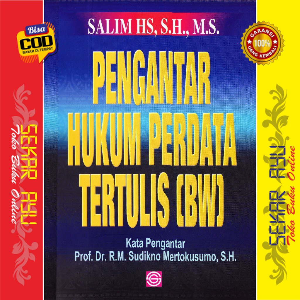 Jual Buku Pengantar Hukum Perdata Tertulis BW Salim HS | Shopee Indonesia