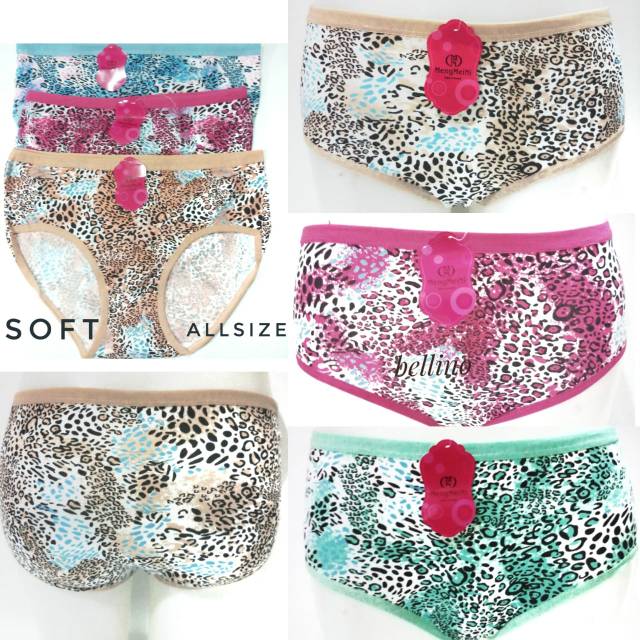 PAKAIAN DALAM CD WANITA MOTIF RANDOM IMPORT SUPER SOFT  Celana Dalam Cewek Murah Allsize