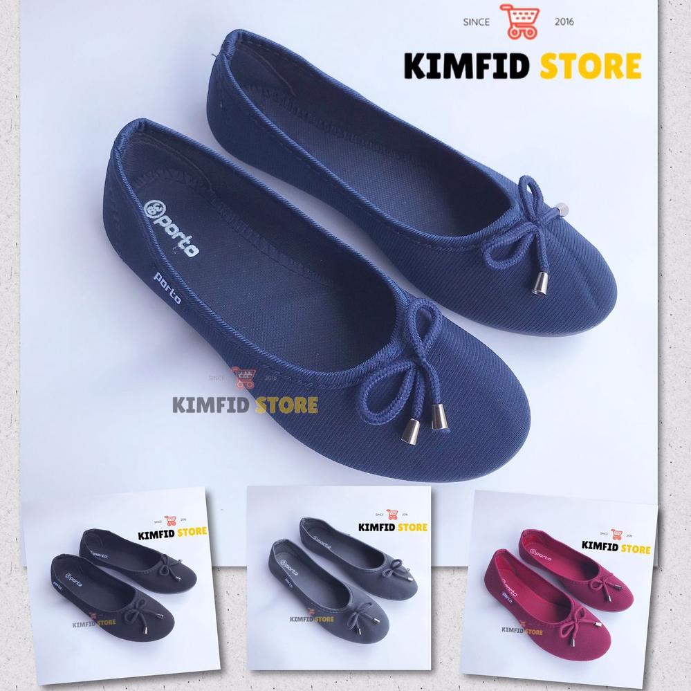Sepatu balet kain wanita porto BA 202L –Ppr31au22ᴼ