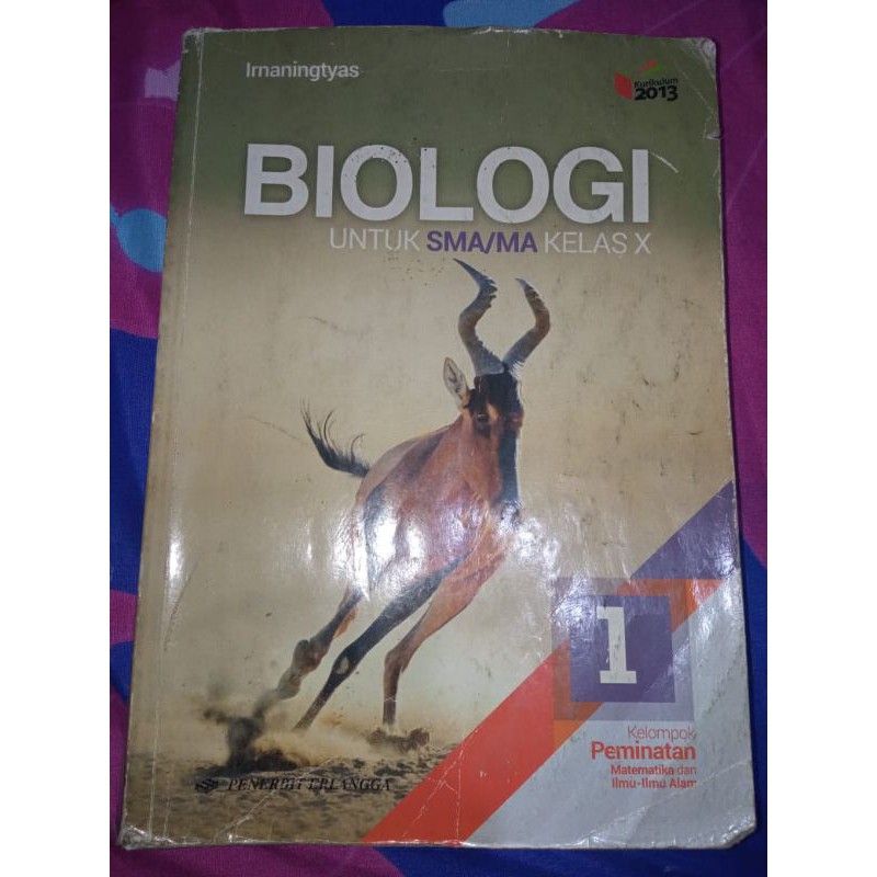 Preloved Buku Erlangga Biologi Kelas X