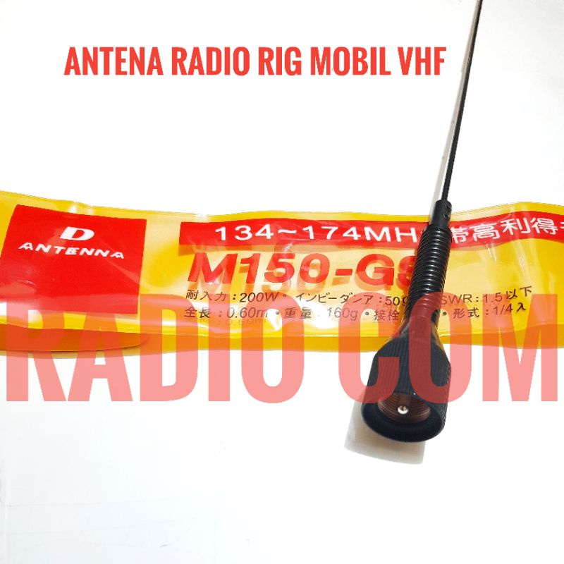 JUAL ANTENA RADIO RIG MOBIL RIG VHF DIAMOND D-ANTENA M150 GS GSA ( 136-174MHz ) ANTENA MOBIL VHF