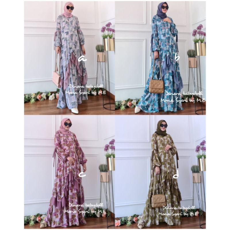 Gamis Syari Dinara Dress by Mona Syar'i