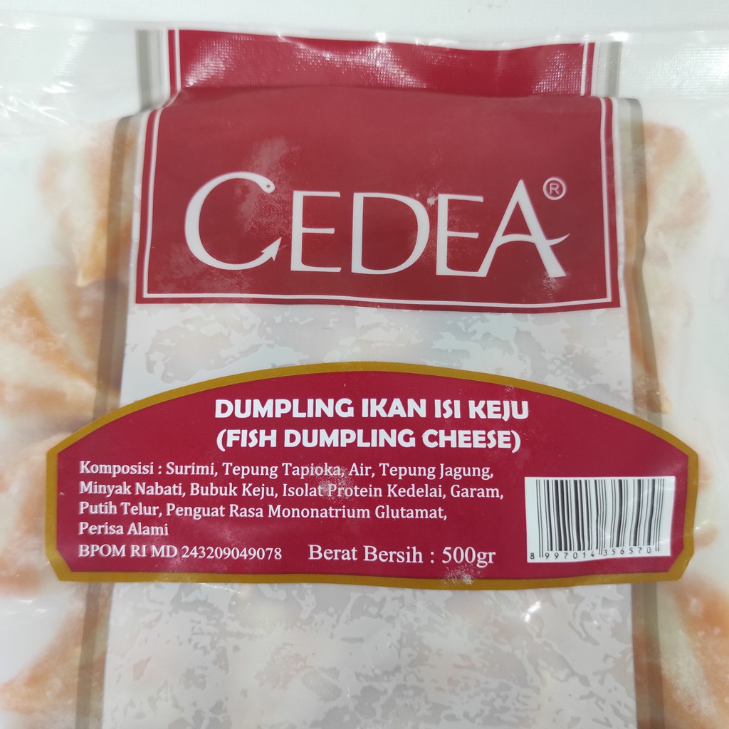 

CEDEA FISH DUMPLING CHEESE 500 GR