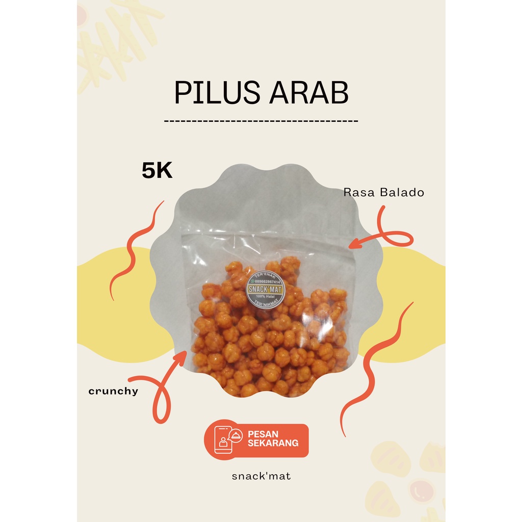 

Snack'Mat - Pilus Arab Balado