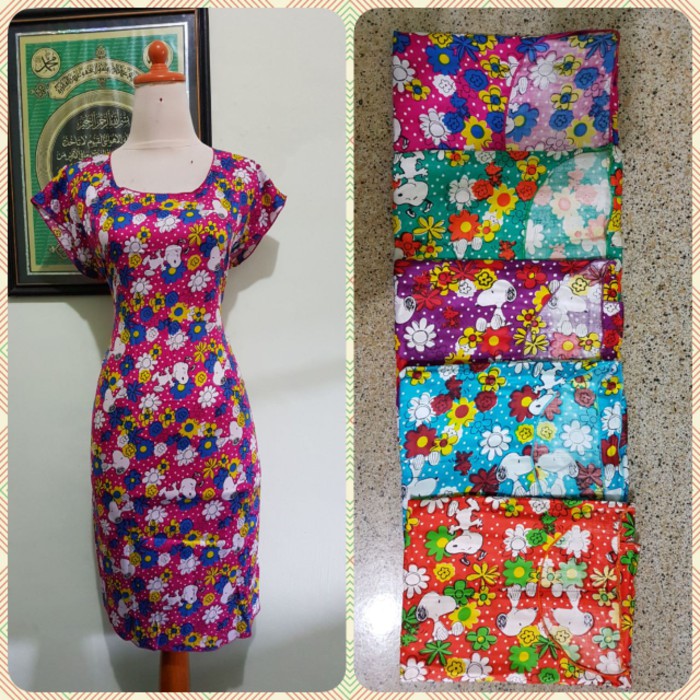 DASTER MIDI SNOOPY/DRESS MIDI MINI BUNGA/PIYAMA/BABYDOLL/PAKAIAN CEWE