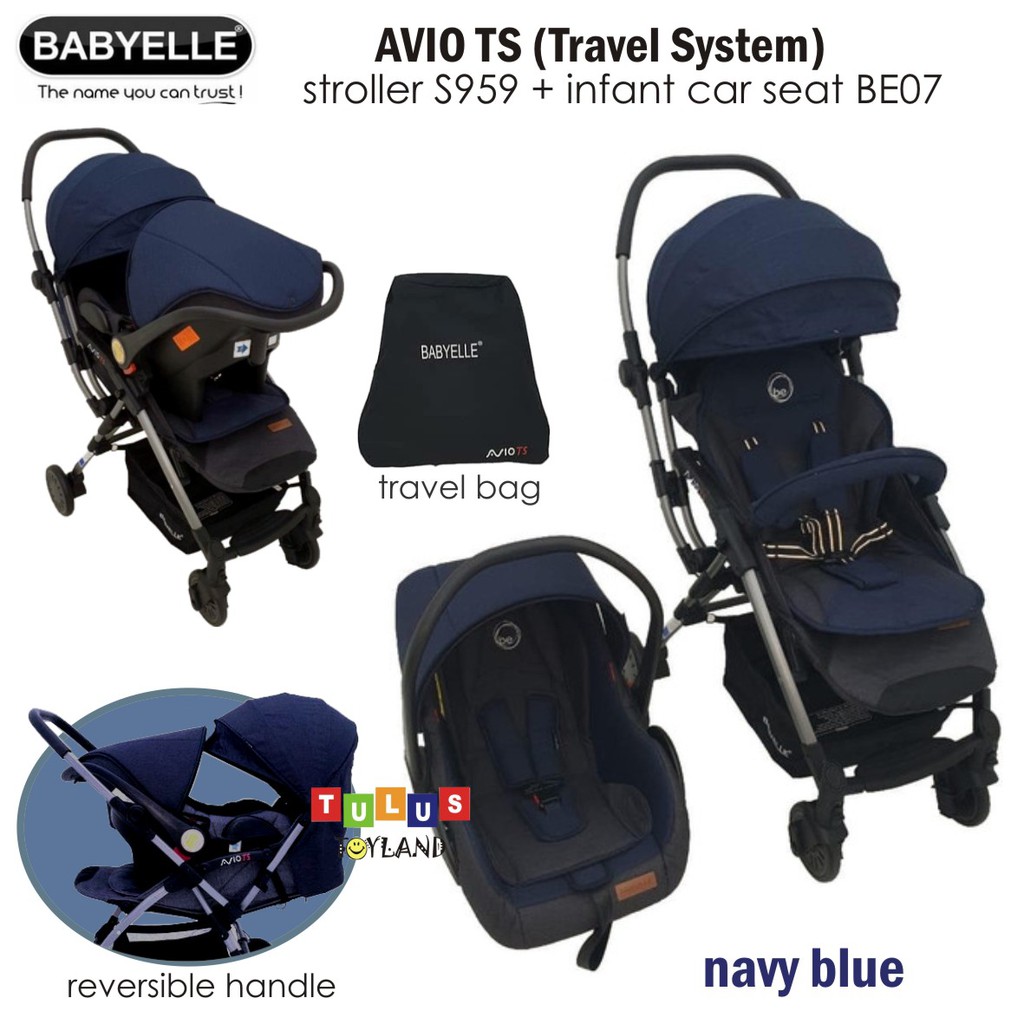 Stroller Babyelle Avio RS S939 Baby Elle AVIO TS S959 Travel System carrier Car Seat Bayi hadap Ibu