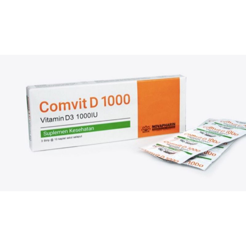 Comvit D 1000iu/ Vitamin D3 1000iu/ Novapharin