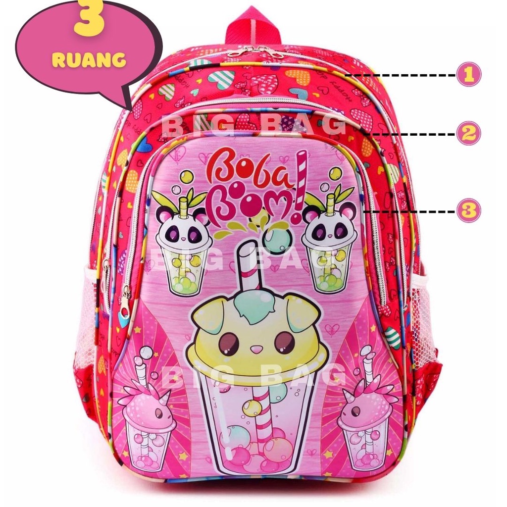 RTM Tas Ransel Anak Sekolah SD SAVE ME - HAPPY DAY HAPPY - HELLO TUBE TAS ANAK TAS SEKOLAH SD