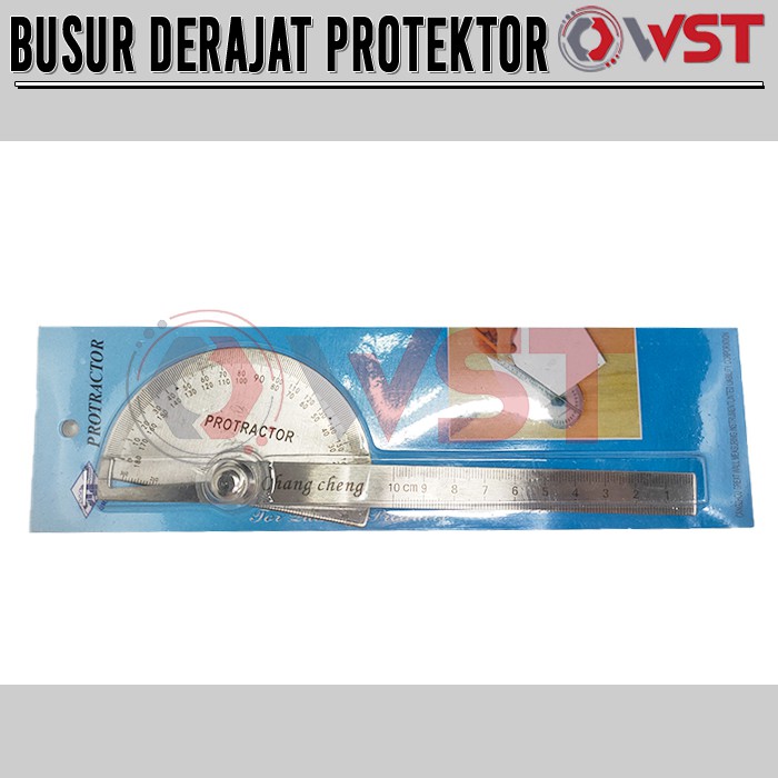 

Busur Derajat Besi Protractor / Penggaris Busur Tukang 10cm