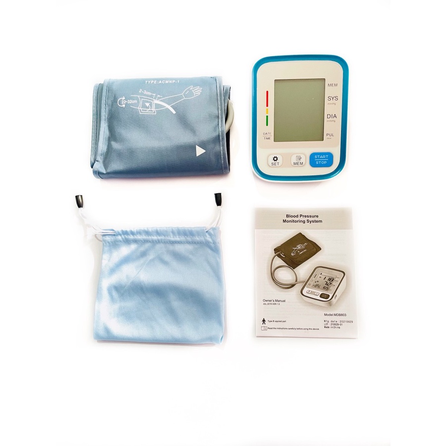 ( MDB803 ) Automatic Smart Blood Pressure Monitor - Arm Tensimeter Digital