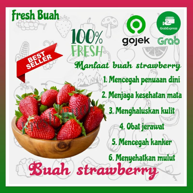 

BUAH STRAWBERRY SEGAR ORGANIK MURAH STRAWBERRY SEGAR BUAH STRAWBERRY FRESH BUAH SEGAR BUAH BUAHAN