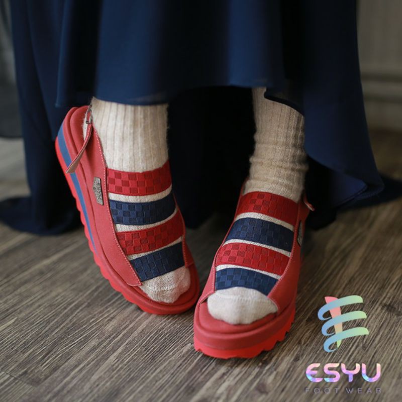 SEPATU SANDAL WEDGES "NAOMI SERIES" BY ESYU FOOTWEAR