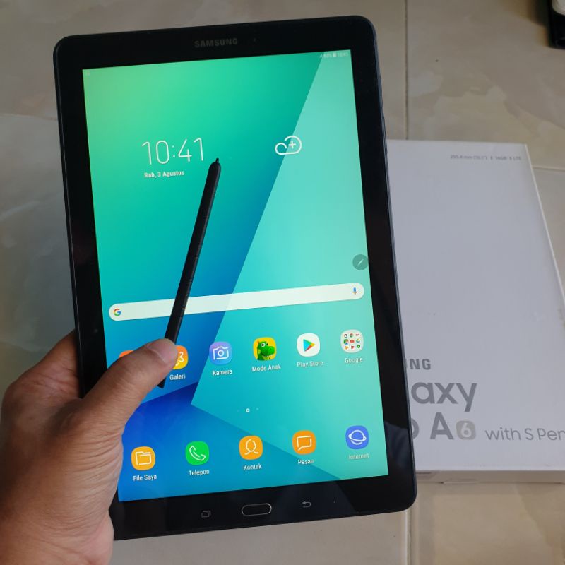 Samsung Tab A6 with S pen 3/16 Ram 3gb Rom 16gb 10inch P585y second berkualitas