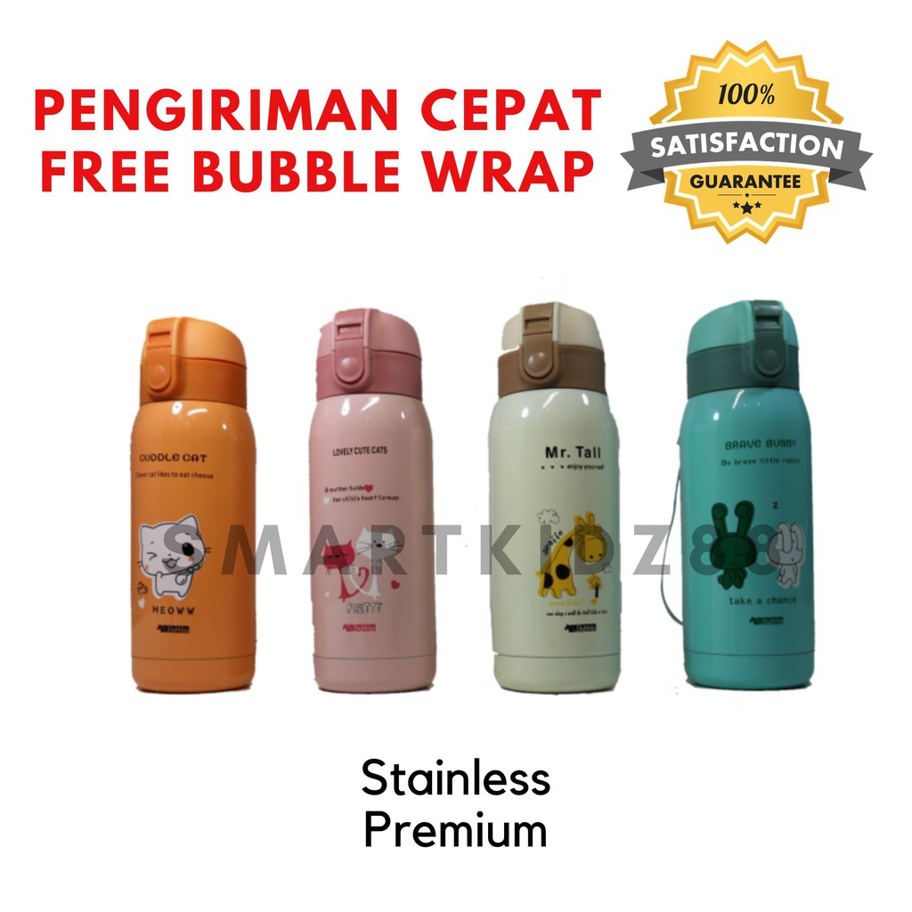 Termos Stainless Steel - Botol Minum - Tumbler Premium DUBBLIN SELFIE 375