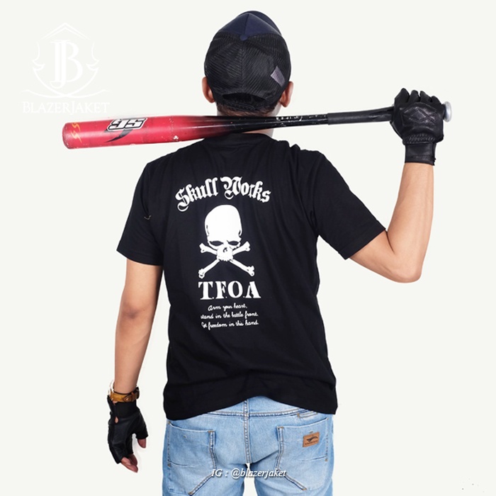 KAOS TFOA, KAOS CROWS ZERO, KAOS PRIA, KAOS COWOK, T SHIRT TFOA, T SHIRT MURAH ORI CROWS DENIM, H4