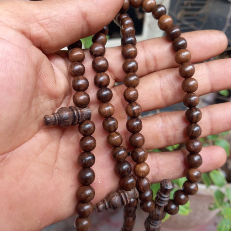 Tasbih Kayu Bertuah Kalimasada 8mm Tasbih Kayu Bertuah Langka