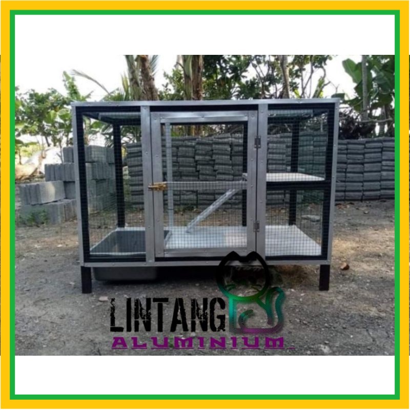 Kandang Kucing Galvalum kawat ram
