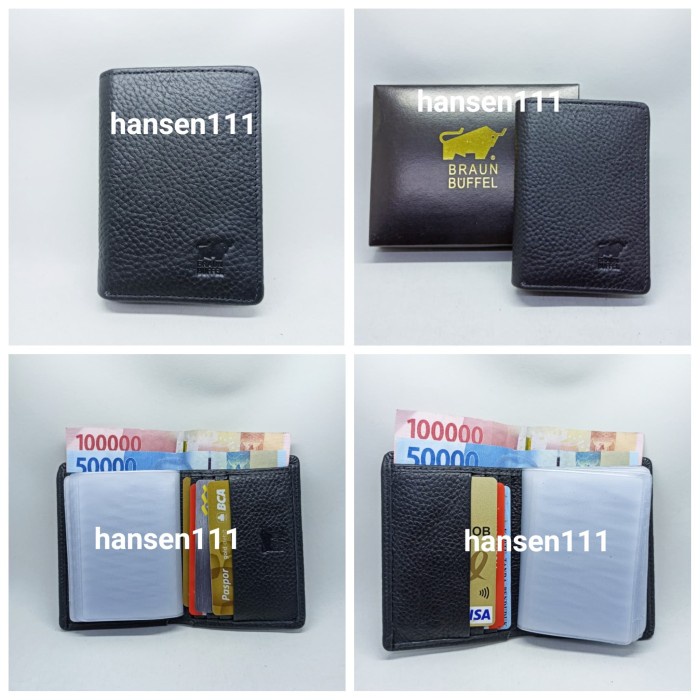 

READY DOMPET KARTU CARD HOLDER KULIT ASLI BRAUNBUFFEL SALE