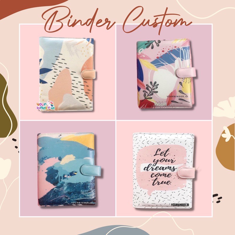 

Binder Custom Abstrack Series 6r,20r,26r - A6/A5/B5