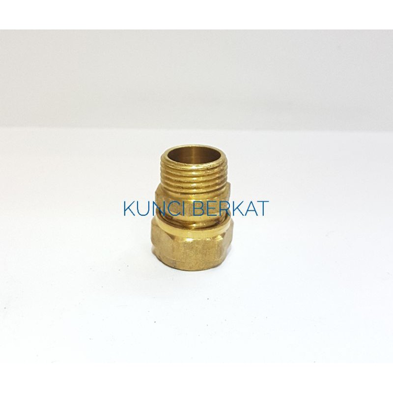 Sok sambung pipa air panas + drat luar 1/2 inci/Knie air panas + drat luar 0.5 in