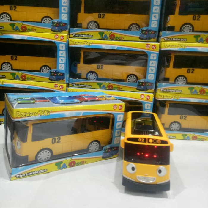 Bus tayo lampu kuning  mainan bus tayo