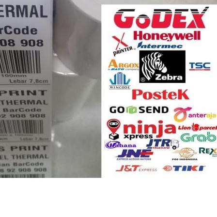 

♪ 300 pcs LABEL THERMAL 78X100 MM XPrinter XP-360B Uk 78 X 100 | 1 LINE ☪