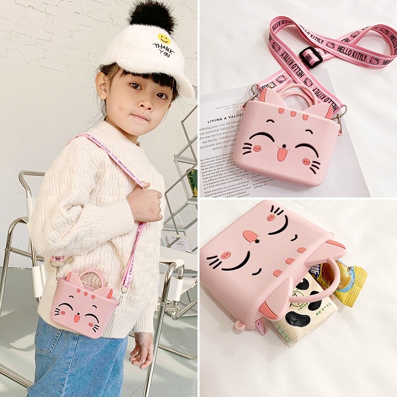 Tas Selempang Mini Jelly Anak Baby Karakter Lucu Murah