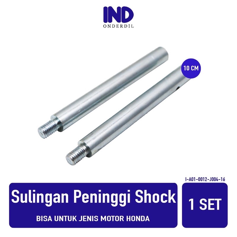 PENINGGI SULINGAN SHOCK DEPAN TANPA LUBANG OLI MOTOR BEBEK DAN MATIC 4 6 8 10cm PENINGGI SULING