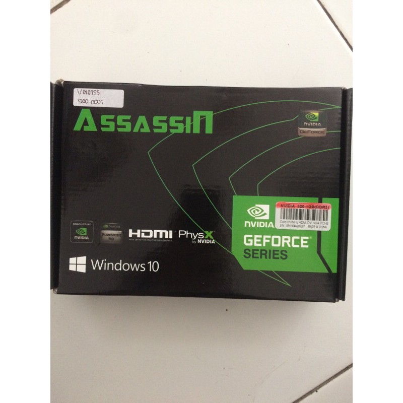 vga nvidia 220 1gb ddr3  geforce series