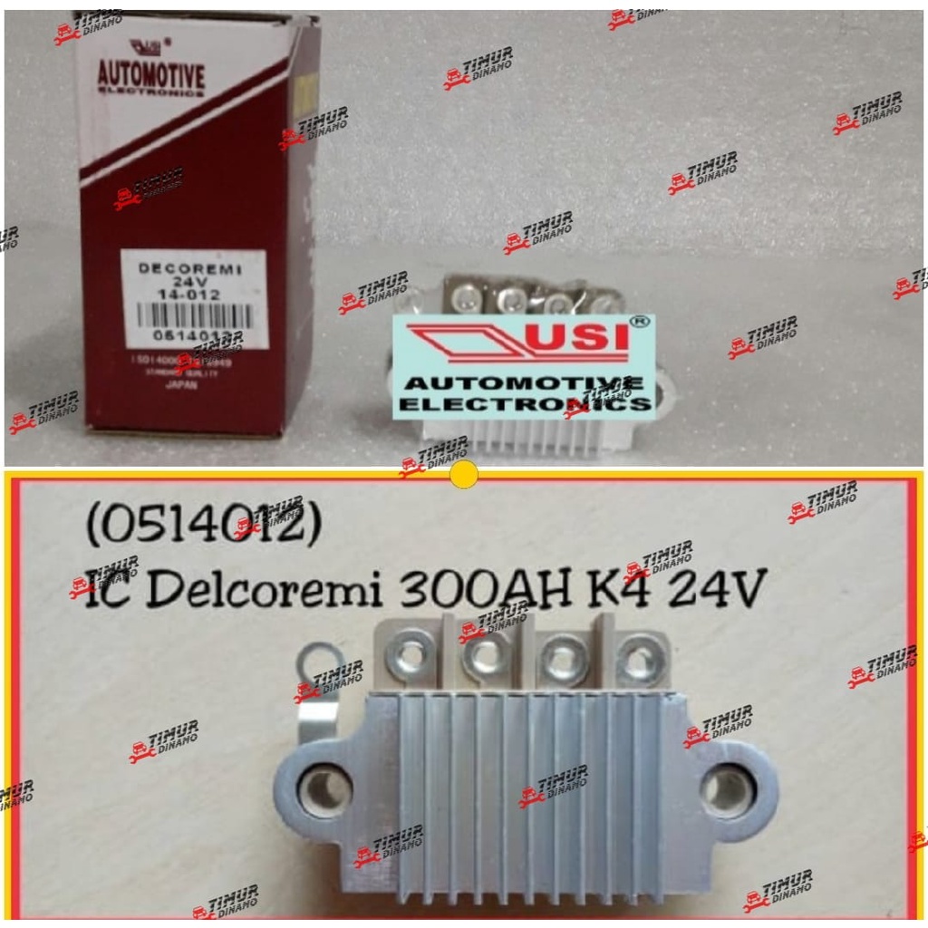 Ic regulator Alternator Usi Automotive Delcoremy 300AH 24V