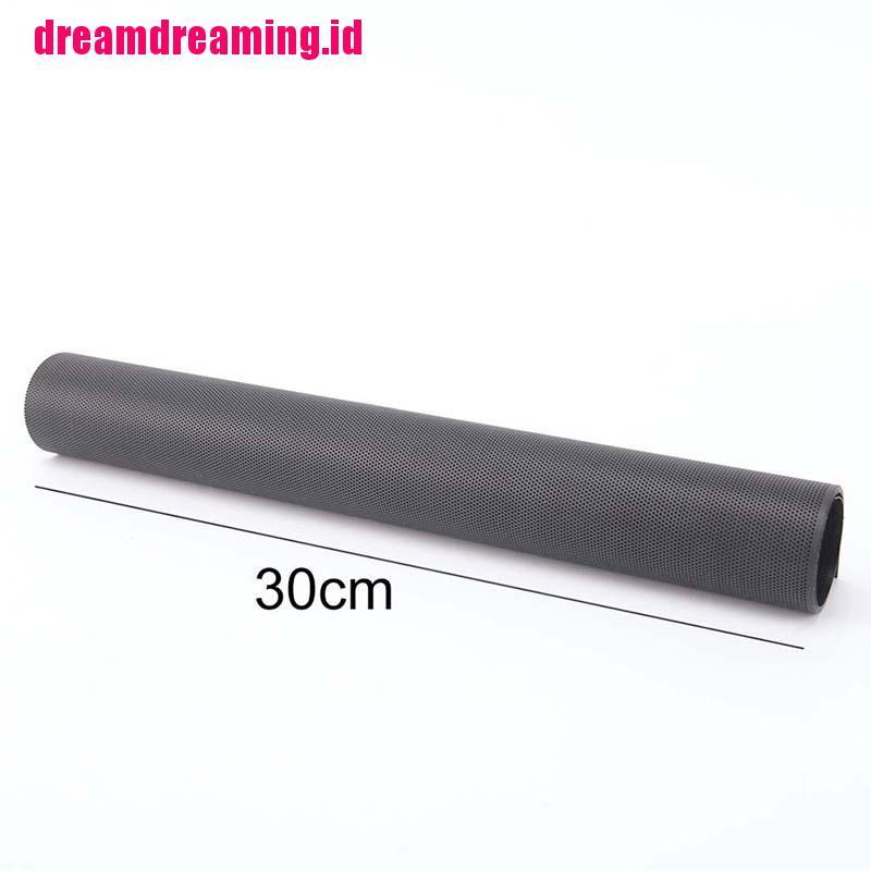 Ddid Jaring Filter Debu Bahan Pvc Ukuran 30x100cm Warna Hitam Untuk Kipas Pendingin Komputer Pc Diy